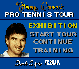 sfc游戏 吉米可诺专业网球(日)Jimmy Connors Pro Tennis Tour (J)