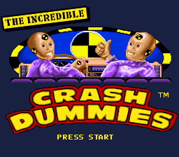 sfc游戏 不可思议之人偶-测试版(美)Incredible Crash Dummies, The (U) (Beta)