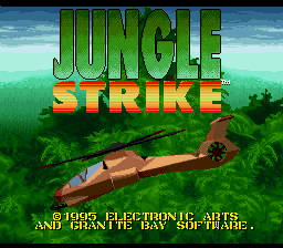 sfc游戏 丛林激战直升机(美)Jungle Strike (U)