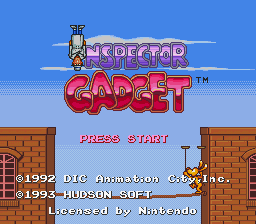 sfc游戏 Inspector Gadget (USA)