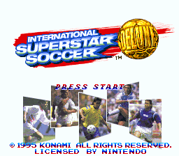 sfc游戏 国际超级明星足球International Superstar Soccer Deluxe (Europe)