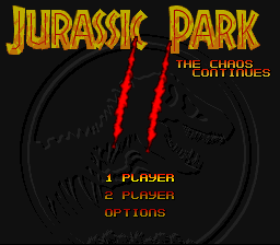 sfc游戏 侏罗纪公园2(美)Jurassic Park II - The Chaos Continues (U) (M4)