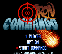 sfc游戏 钢铁战士(欧)(测试版)Iron Commando (E) (Beta)