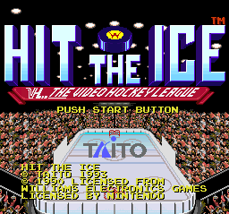 sfc游戏 暴力冰上曲棍球(美)Hit the Ice (U)