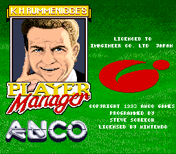 sfc游戏 KH足球经纪人(德)(Sample)K.H. Rummenigge's Player Manager (G) (Sample)