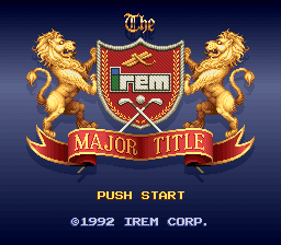 sfc游戏 Irem Major Title, The (Japan)