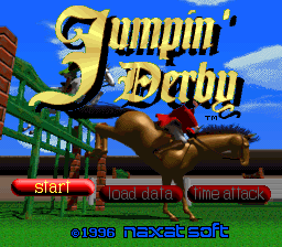 sfc游戏 德贝赛马王(日)Jumpin' Derby (J)