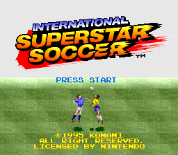 sfc游戏 国际超级明星足球International Superstar Soccer (U)