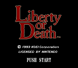 sfc游戏 独立战争(美)Liberty or Death (U)