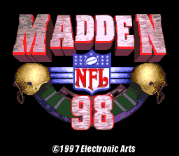 sfc游戏 约翰马顿美式足球98(美)Madden NFL '98 (U)