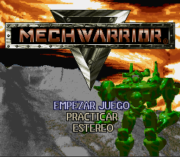 sfc游戏 机甲争霸3050(欧)Mechwarrior 3050 (E)