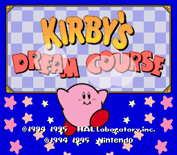 sfc游戏 卡比滚球(美)Kirby's Dream Course (U)