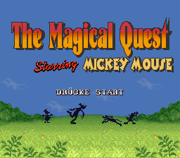 sfc游戏 Magical Quest Starring Mickey Mouse, The (Germany) (Rev 1)