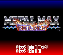 sfc游戏 坦克战记3(日)Metal Max Returns (J)