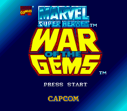 sfc游戏 美国超人-秘宝之战(欧)Marvel Super Heroes - War of the Gems (E)