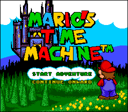 sfc游戏 马力欧的时光机器(美)Mario's Time Machine (U)