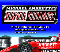 sfc游戏 麦可印地安赛车(美)Michael Andretti's IndyCar Challenge (U)