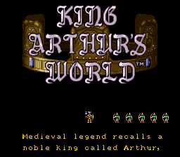 sfc游戏 King Arthur's World (Europe)