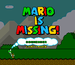 sfc游戏 马力欧失踪记(法)Mario is Missing! (F)