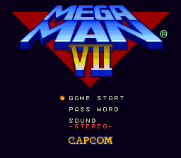 sfc游戏 洛克人7(美)Megaman VII (U)