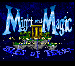 sfc游戏 魔法门3(美)Might and Magic III - Isles of Terra (U)