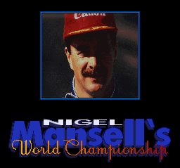 sfc游戏 尼吉尔世界冠军赛车(欧)(v1.0)Nigel Mansell's World Championship Racing (E) (v1.0)