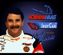 sfc游戏 新人类印地安赛车(欧)Newman-Haas IndyCar Racing featuring Nigel Mansell (E)