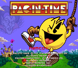 sfc游戏 Pac-in-Time (USA)