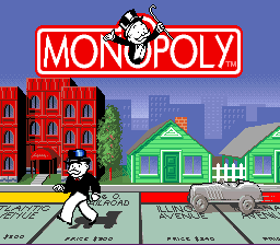 sfc游戏 大富翁(美)1.1Monopoly (U) (v1.1)