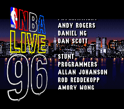 sfc游戏 NBA现场直播赛96(欧)NBA Live '96 (E)