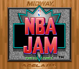 sfc游戏 劲爆NBA篮球(美)(v1.1)NBA Jam (U) (v1.1)