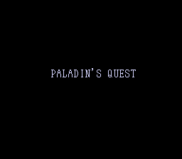 sfc游戏 魔星迷踪(美)Paladin's Quest (U)