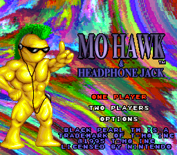 sfc游戏 刺蝟超人魔哈克(欧)Mohawk & Headphone Jack (E)