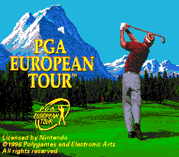 sfc游戏 PGA高尔夫欧洲公开赛(欧)PGA European Tour (E)