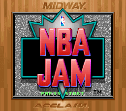 sfc游戏 劲爆NBA篮球(欧)(v1.0)NBA Jam (E) (v1.0)