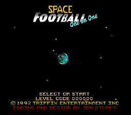 sfc游戏 太空足球(美)Space Football - One on One (U)