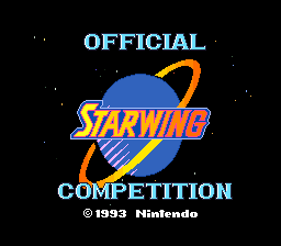 sfc游戏 星战火狐-比赛版(欧)Starwing (Europe) (Super Weekend Competition)