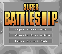 sfc游戏 超级战舰(欧)Super Battleship (E)