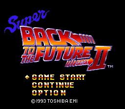 sfc游戏 回到未来2(日)Super Back to the Future Part II (J)