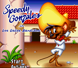 sfc游戏 飞毛腿测试版(欧)Speedy Gonzales in Los Gatos Bandidos (Europe) (Proto)