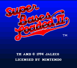 sfc游戏 超级基础棒球2(美)Super Bases Loaded II (U)