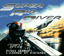 sfc游戏 超级空中战斗员(日)Super Air Diver (J)