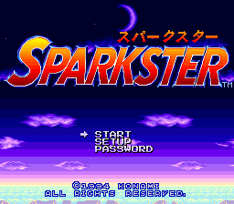 sfc游戏 火箭骑士(日)Sparkster (J)