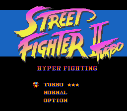 sfc游戏 快打旋风2-加强版1.0版(欧)Street Fighter II Turbo - Hyper Fighting (E) (v1.0)