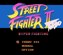 sfc游戏 快打旋风2-加强版(日)Street Fighter II Turbo - Hyper Fighting (J)