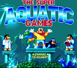 sfc游戏 爆笑海底城运动会(美)Super Aquatic Games Starring the Aquabats, The (USA)