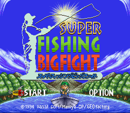 sfc游戏 超级钓鱼(日)Super Fishing - Big Fight (J)