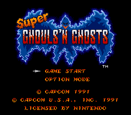 sfc游戏 超魔界村(美)Super Ghouls'n Ghosts (U)