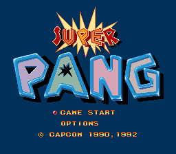 sfc游戏 魔鬼汽球(日)Super Pang (J)