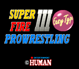 sfc游戏 超火爆摔角3(日)Super Fire Pro Wrestling III - Easy Type (J)